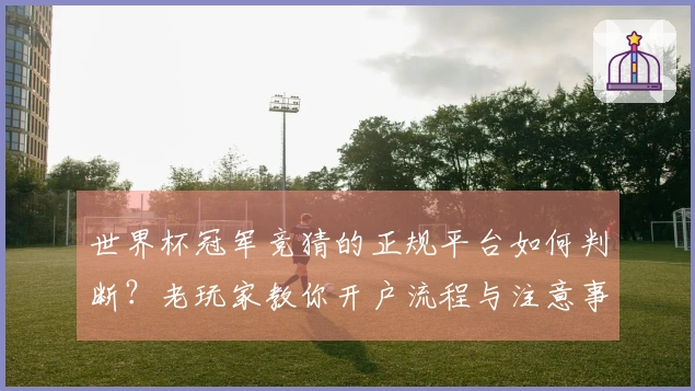世界杯冠军竞猜的正规平台如何判断？老玩家教你开户流程与注意事项