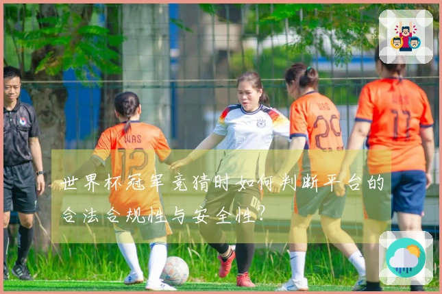 世界杯冠军竞猜时如何判断平台的合法合规性与安全性？