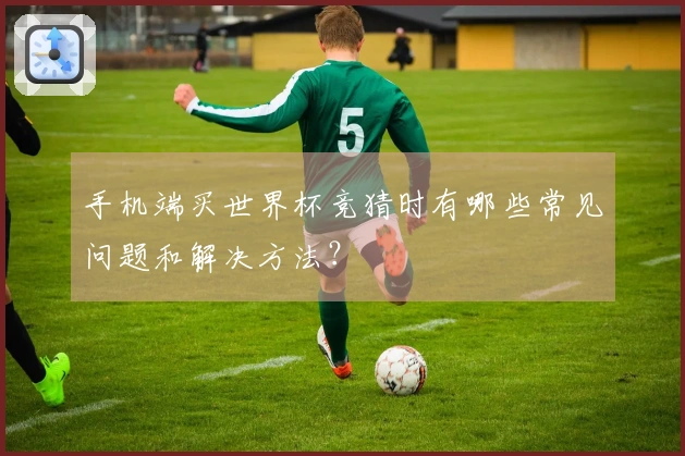 手机端买世界杯竞猜时有哪些常见问题和解决方法？
