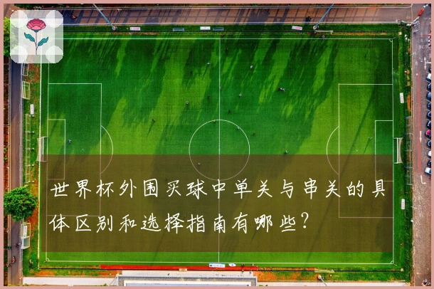 世界杯外围买球中单关与串关的具体区别和选择指南有哪些？